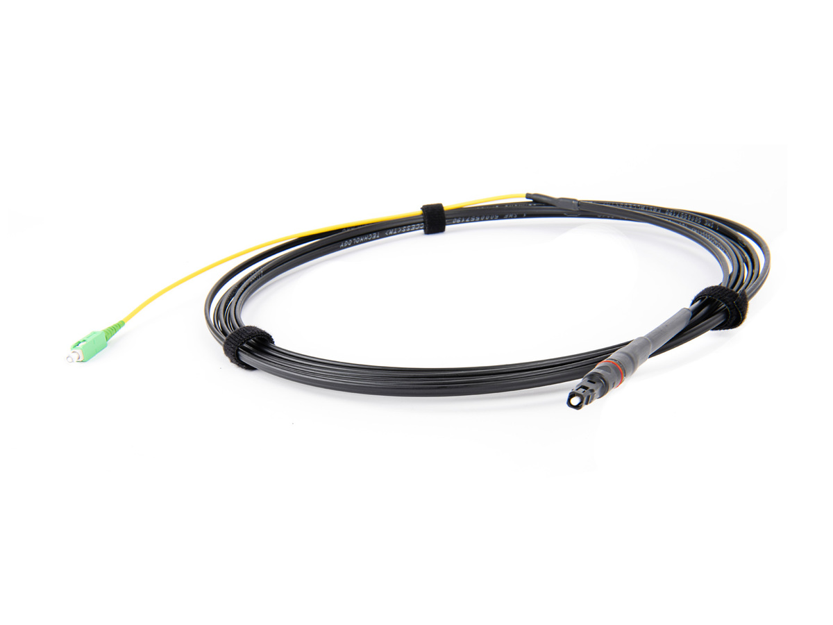3-units min. Corning 00D101EB19R100F - Evolv ROC Drop Toneable Assembly, Pushlok Pigtail, 100 ft Single-mode, Bulk