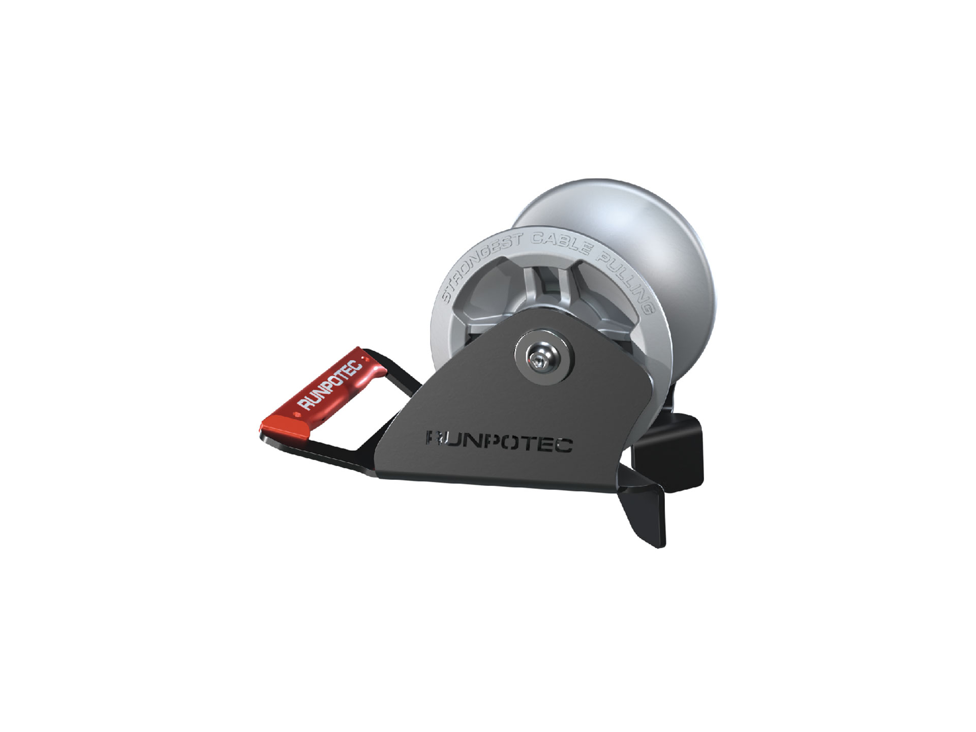 2-units min. Runpotec 10156 - Cable Guide Roller, Shaft Inside Edge, Ø130 mm Roller, 4500 kg Capacity