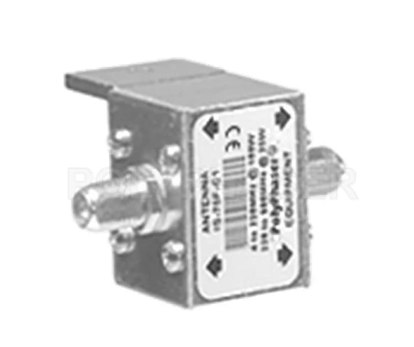 7-units min. PolyPhaser IS-75F-C1 - 75 Ohm CATV/MATV Coax Surge Protector, 4-900 MHz, F Female/Female, DC Block