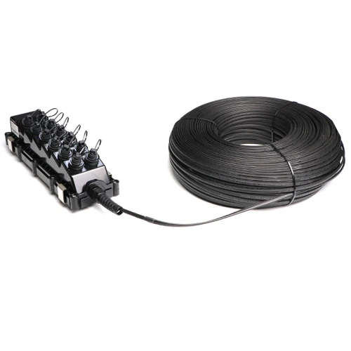 2-units min. Canyon CY-DCT-112-TAPP030DF12C - 12-Port OptiTap-Compatible Service Terminal, 300 ft Dielectric Flat Drop Tail