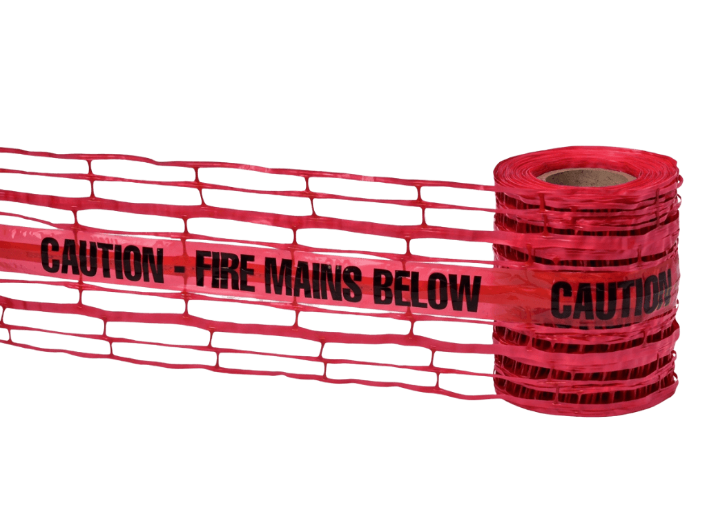 Centriforce MD-RD100X200X55PP319CC Locata Detectable Warning Mesh - Red Code Caution Sewer Below