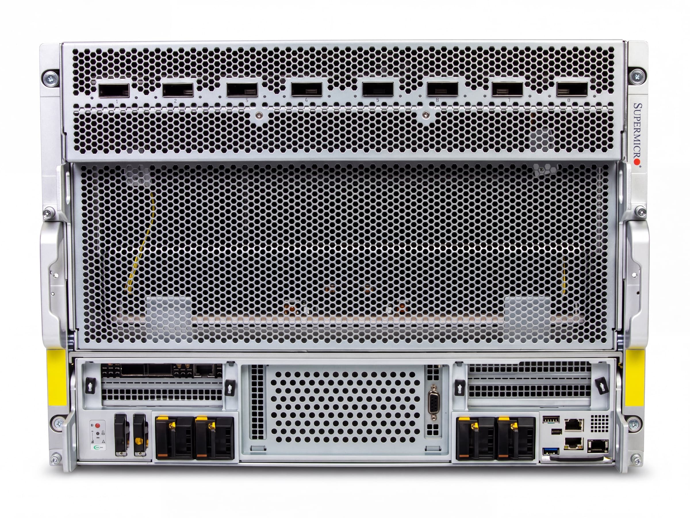 Supermicro AS -8126GS-NB3RT-01-G2 - 8U Gold Series GPU A+ Server, NVIDIA HGX B300 8-GPU, Dual EPYC 9575F
