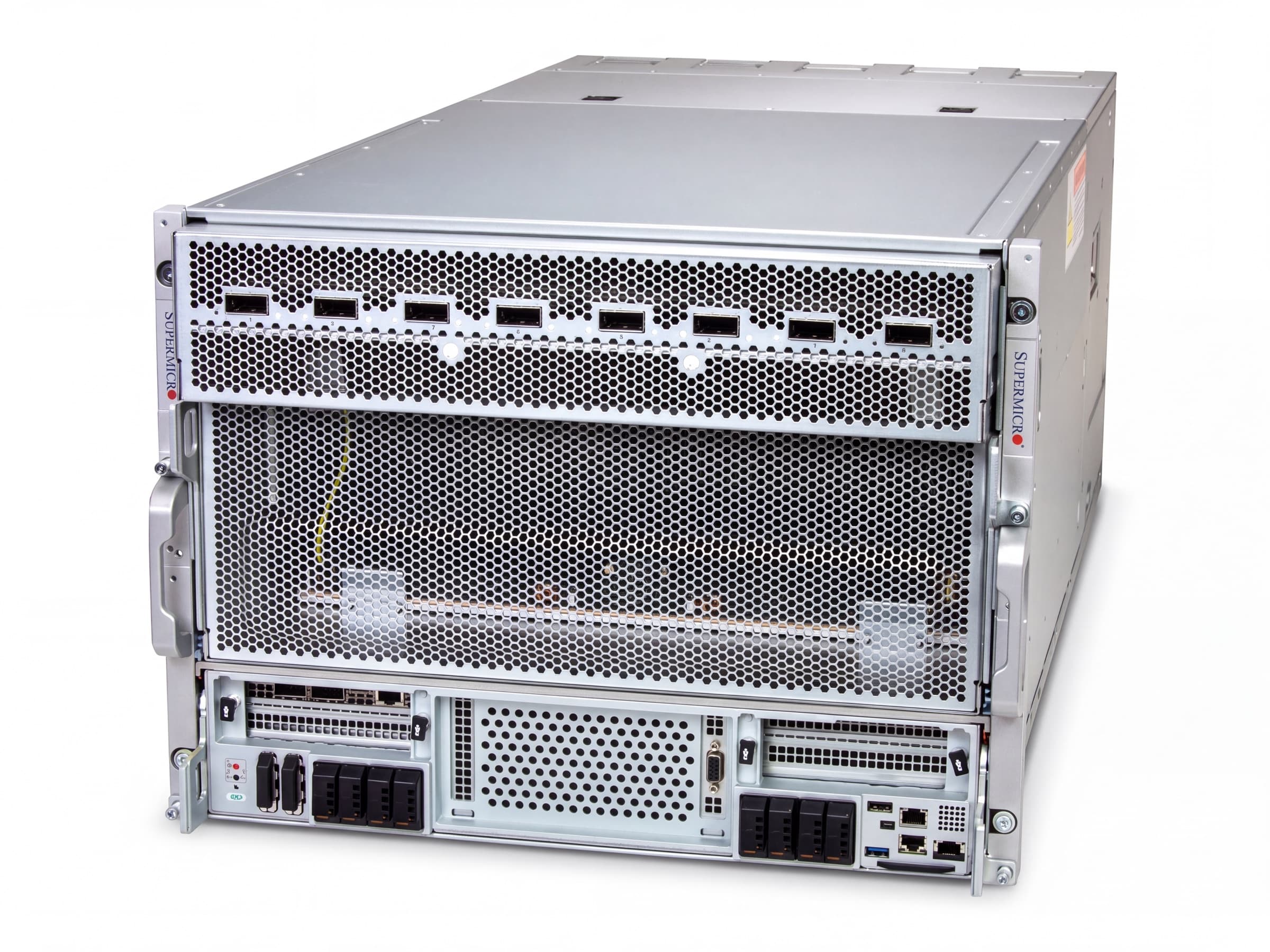 Supermicro AS -8126GS-NB3RT-01-G2 - 8U Gold Series GPU A+ Server, NVIDIA HGX B300 8-GPU, Dual EPYC 9575F