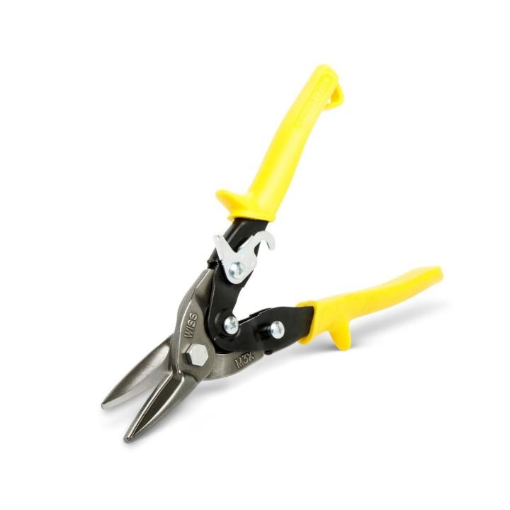 4-units min Crescent Wiss M3R - 9-3/4" MetalMaster Compound Action Aviation Snips, Straight/Left/Right, Yellow