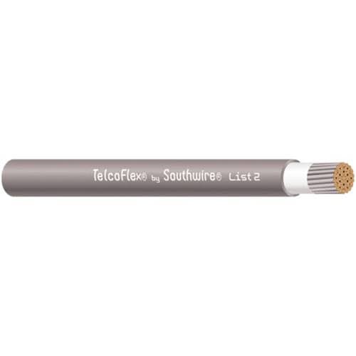 136-units min. Telcoflex II POWER CABLE, #10 AWG, CLASS 1, GRAY: - 64446301