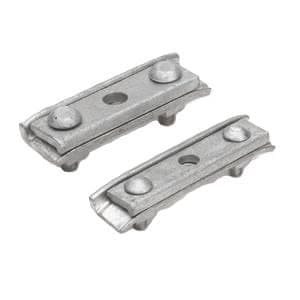 26-units min. MacLean Senior Industries Suspension Clamp 3 Bolt 5/8 Curved Pack 25 - SI-1755