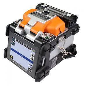 Sumitomo Corporation TYPEQ101M12KIT6RM1 Splicer Fusion Kit, W Dual Bin Ht Shk Ovens. Inc Precn Fib Cleav W Autorotat Bld ,htd Fib Strpr, 25 Splice Protslvs, Pair Of 12f Holders, Pair Of 250um Sin Fib Hold, Ship Case, Spr Electrs , Cooltray, Ac Iface/batt Charger