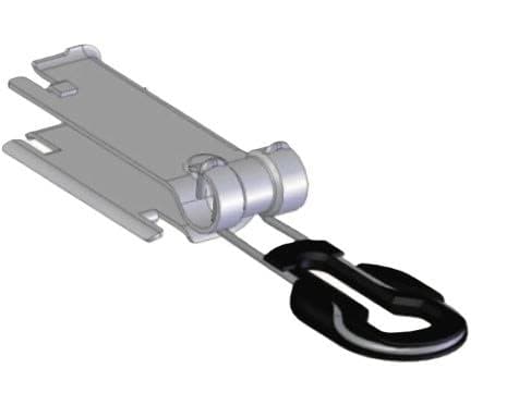 44-units min. Maclean Senior Industries Messenger Drop Clamp Stainless Steel Wire, Aluminum Body - SI-0969INS