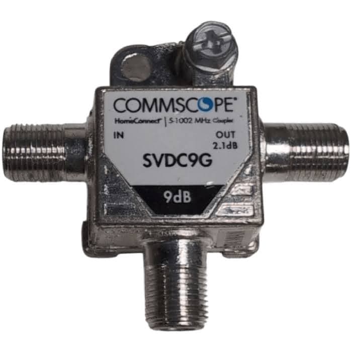 715-units min. CommScope Coupler Directional Horizontal Mini T 9 Db 1 Ghz - SVDC9G