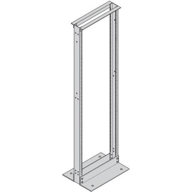 7-units min. Telect Inc *4RU Adapter Plate, Gray - 02117-04