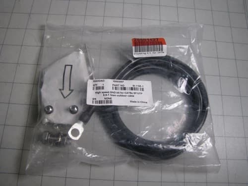 2-units min. Maxdao High Speed Ground Kit For Cat5e Sf/utp 5.9-7.1mm Outdoor Cable - SI-1105-1