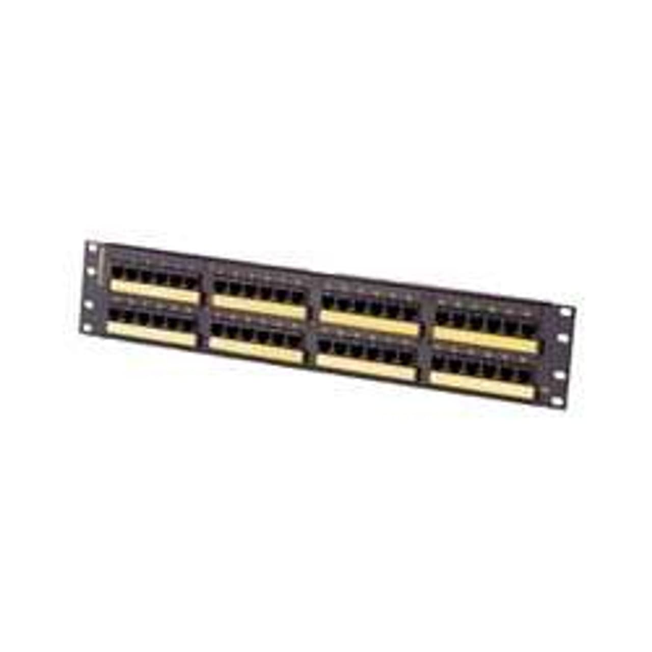 Graybar OR-PHD5E2148 - 2u High-density (48) Rj45, (8) Rj21, Cat5e