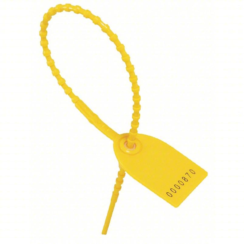 200-units min. TydenBrooks Tug Tight Seal/12" - Yellow - 32011121