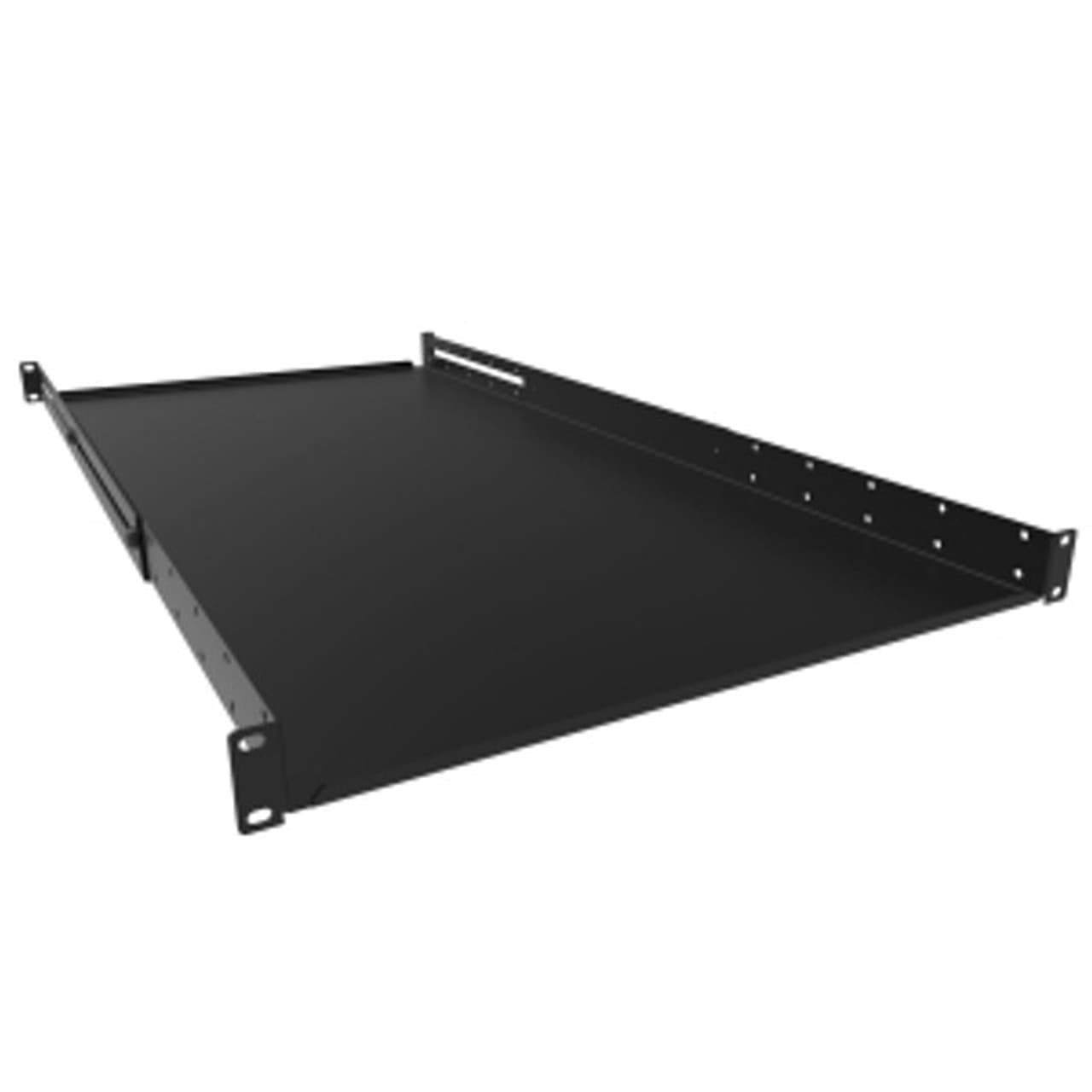 3-units min. Hammond Manufacturing 1U Adjustable Shelf - 25-36in Depth - ADSU2536BK