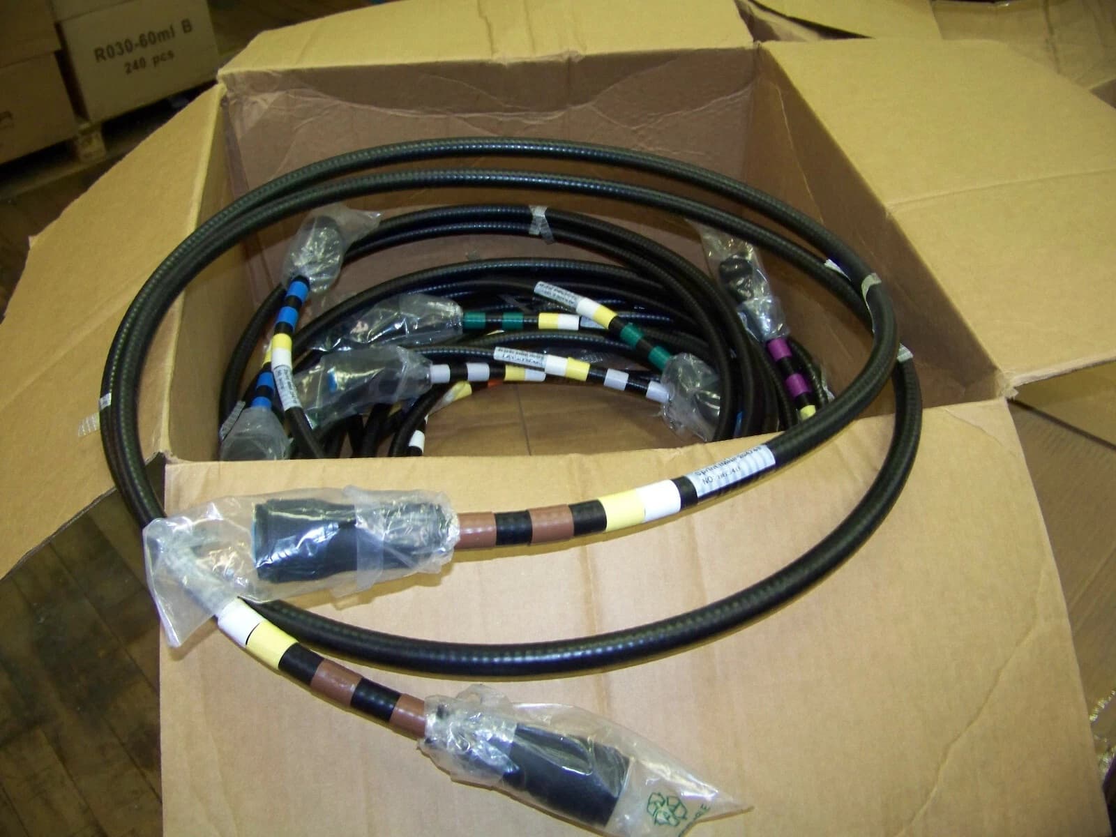 5-units min. Amphenol Coax Jmpr, 1/2" 4.1/9.5+boot 10ft - AFK506-2-10FT