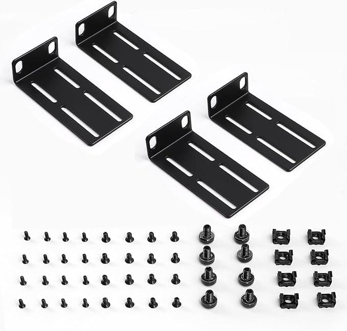 23-units min. TII Technologies Inc Nienfr000144 Rackmount Ears Kit 2ru3ru Flush Mount 19in Pair - RM-FM-2/3U