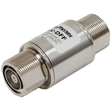 3-units min. Polyphaser 698-2700 Mhz Coaxial Protector. 750 Watt Rf Power. Din Female On Antenna Side, Din Female On Equipm - TSX-DFF