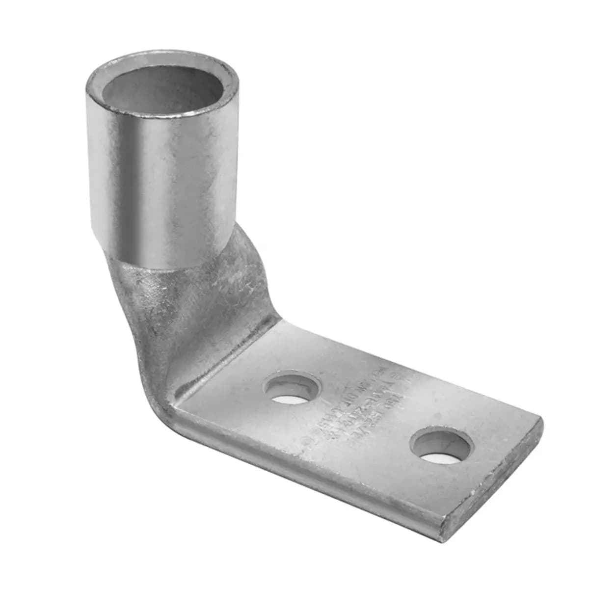 5-units min. Burndy #6 Awg - 2 Hole - 1/4" Stud Size - 1" Space - Window - 90 Degree Tongue - Long Barrel - YAZ6C2TC14E190