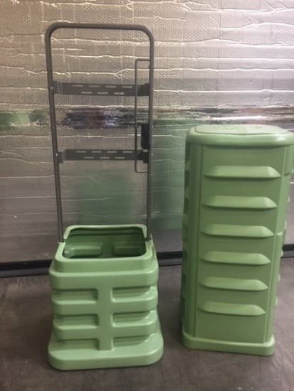 Channell Commercial Corporation OP12126C1B1L01A08 - 12x12 Optimus Pedestal 600 Series Light Green Dual Offset Fiber Tab Brackets With Strand Bar No Grounds Self Lock P-key Anti-insect Dual Cut Vents