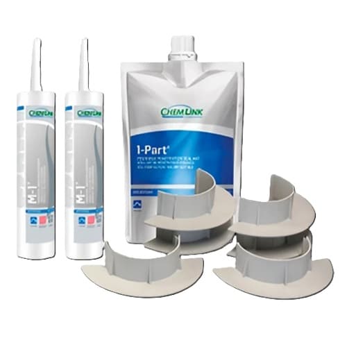 Chemline F1367GR - Chem 5in E-curb Round