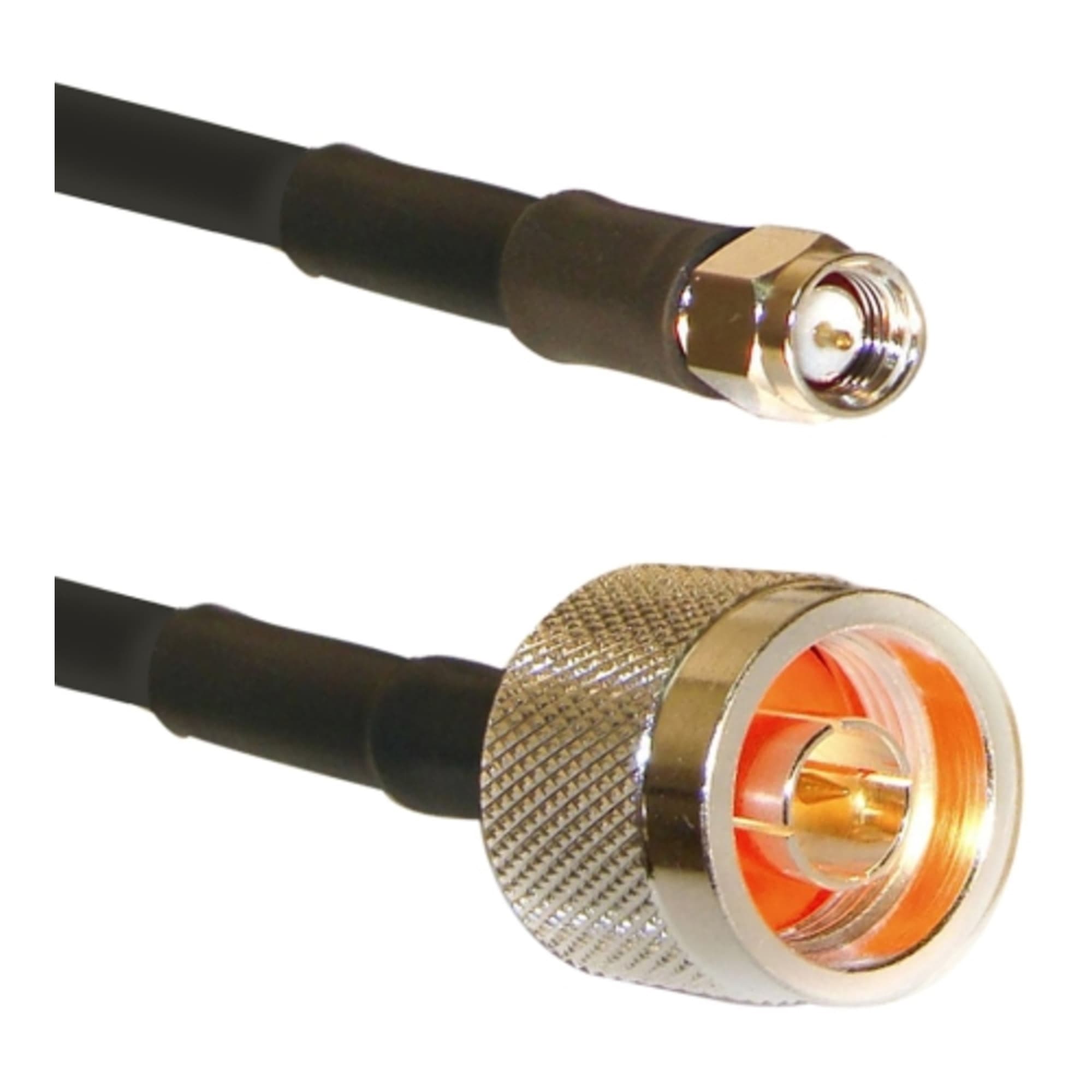 Ventev TRFC-5216-180 - 15 LMR240 Jumper N Male - SMA Male