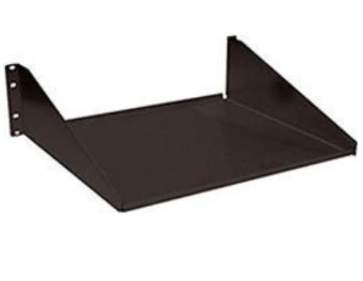 Chatsworth Products (CPI) 40074-700 - Double-sided Shelf; 19ln W X 6.13ln H X 21.75ln D; Black; Double Sided; Non-vented