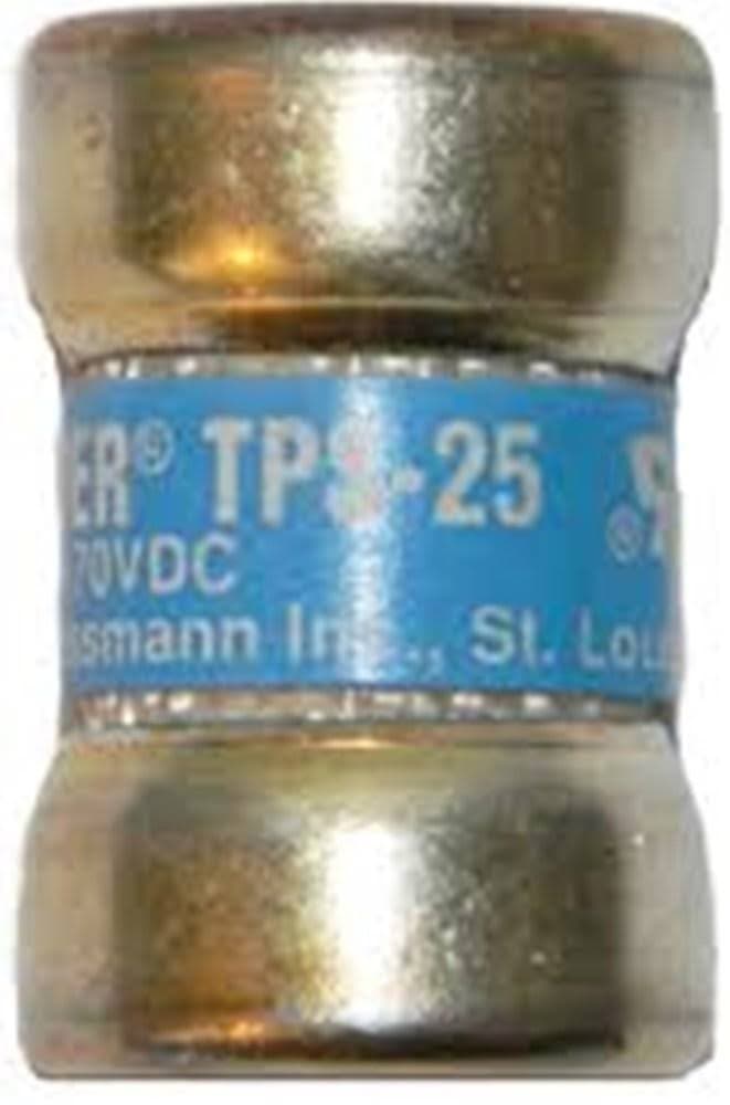 168-units min. Bussmann TPS25 Head End Fuse for 170V AC Adapter 25 Amp - TPS-25