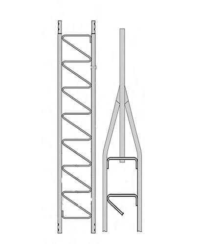 Rohn Products LLC 25G - Standard 10'Twr Section- Model 25G Twr