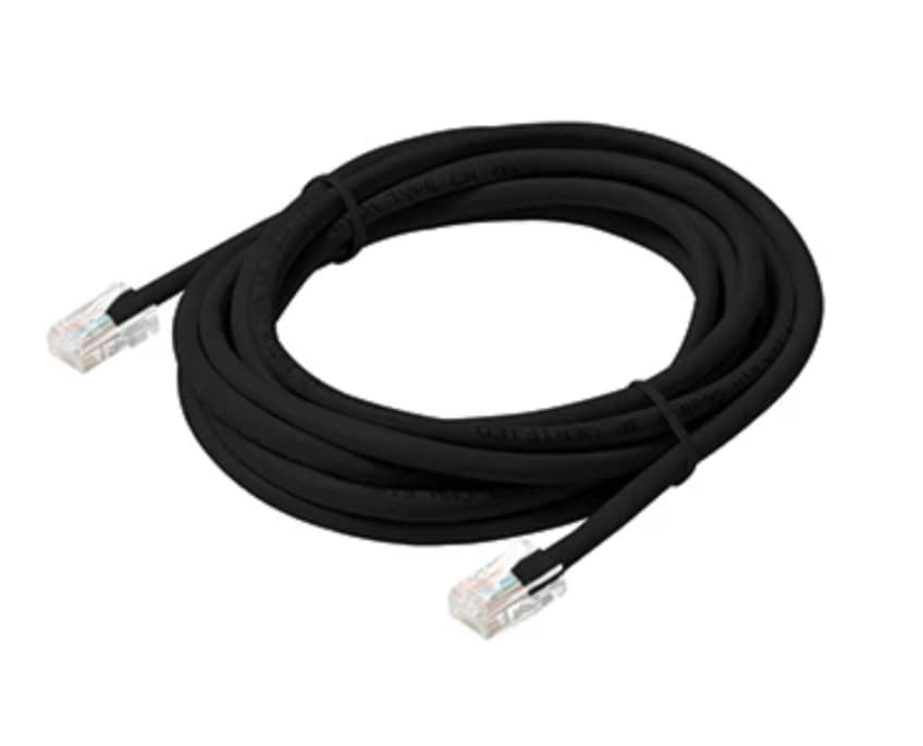 Steren PP-308-509BK - Patch Cord, Cat5e, Non-booted, Utp, Black, 9 Feet