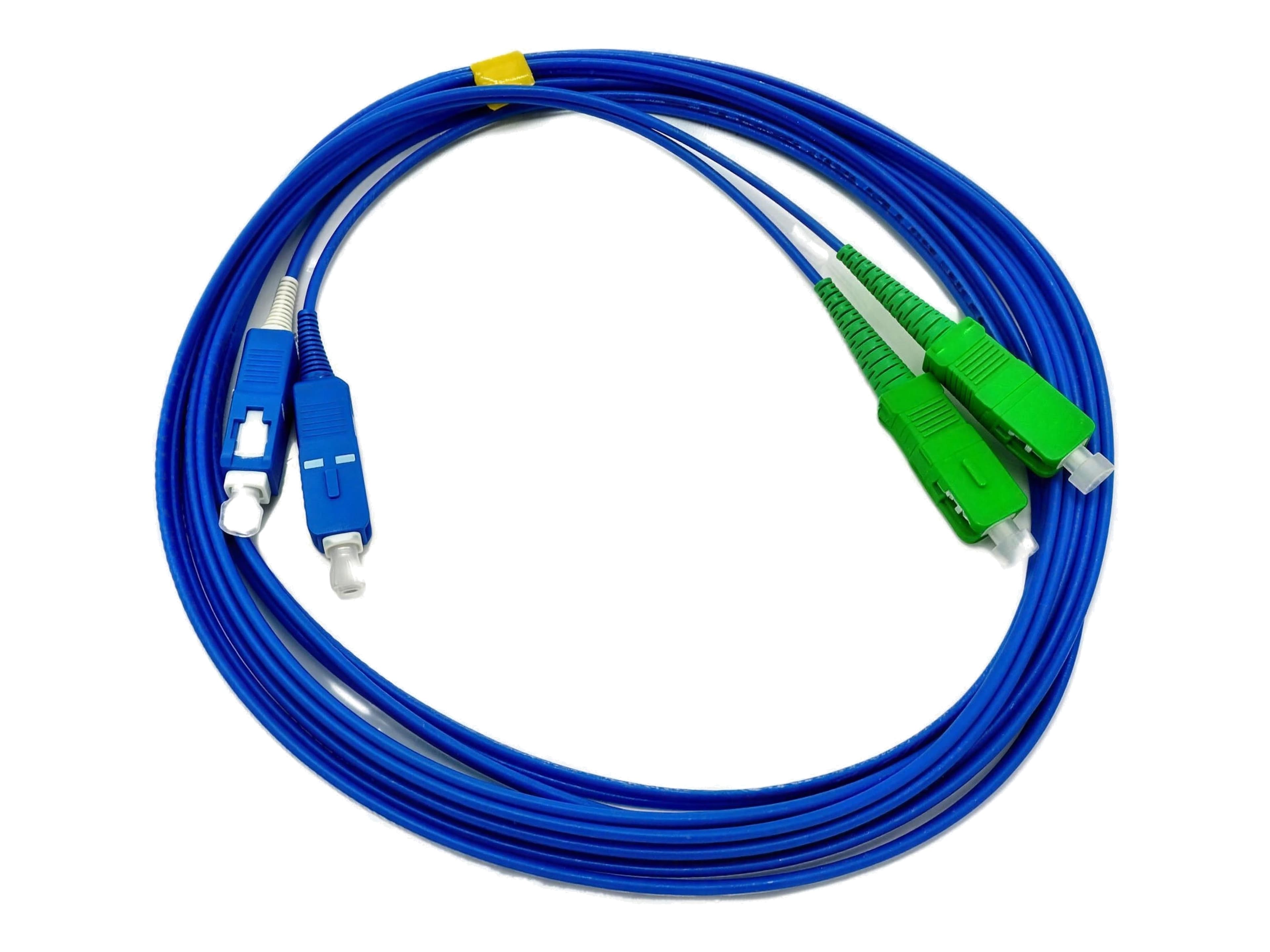 3-units min. iFiber Optix 30ft Sc/upc To Sc/apc 2mm Blue - I2750-E-30F-BL2